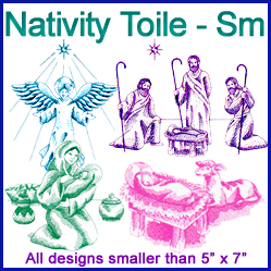 A Nativity Toile Design Pack