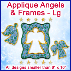 A Applique Angels & Frames Design Pack