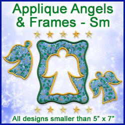 A Applique Angels & Frames Design Pack