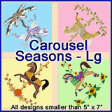 A Carousel Horse Seasons Design Pack