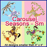 A Carousel Horse Seasons Design Pack