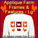 A Farm Frames & Features Design Pack (Applique)