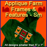 A Farm Frames & Features Design Pack (Applique)