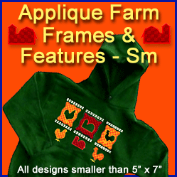 A Farm Frames & Features Design Pack (Applique)