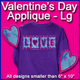 A Valentine's Day Design Pack (Applique)
