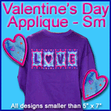 A Valentine's Day Design Pack (Applique)