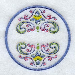 Paisley Coaster (In-the-Hoop)