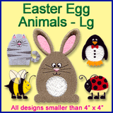A Easter Egg Animals Design Pack
