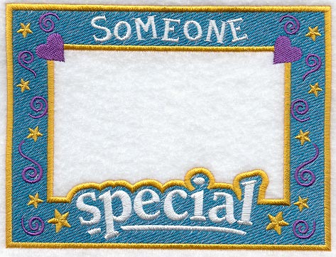 Someone Special Photo Frame (In-the-Hoop)