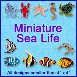 A Miniature Sea Life Design Pack
