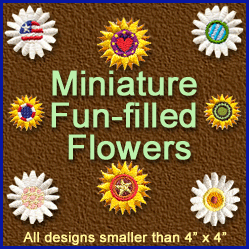 A Miniature Fun-Filled Flowers Design Pack