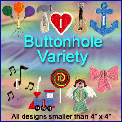 A Buttonholes Variety Design Pack