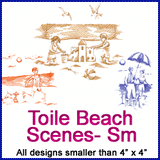 A Toile Beach Scenes Design Pack