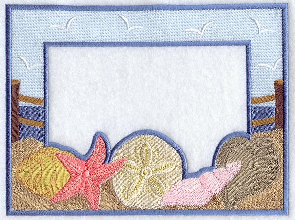 Seashell Photo Frame (In-the-Hoop)