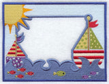 Sailboat Photo Frame (In-the-Hoop)
