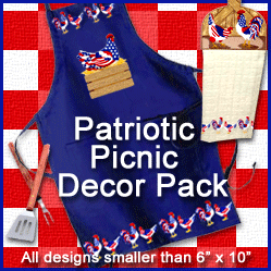 A U.S. Patriotic Picnic Décor Design Pack
