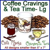 A Coffee Cravings/Tea Time Design Pack