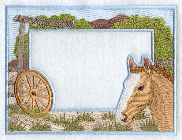 Horse Photo Frame (In-the-Hoop)