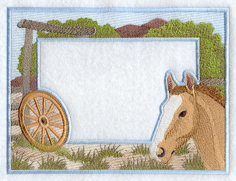 Horse Photo Frame (In-the-Hoop)