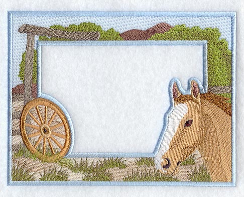 Horse Photo Frame (In-the-Hoop)