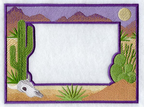Desert Scene Photo Frame (In-the-Hoop)