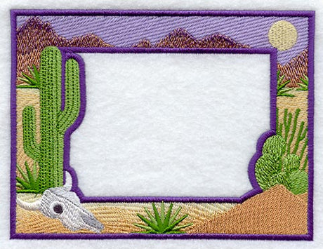 Desert Scene Photo Frame (In-the-Hoop)