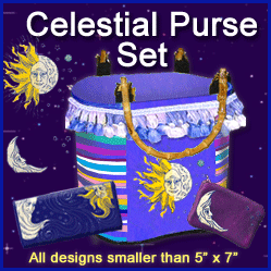 A Celestial Purse Set Design Pack
