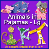 A Animals in Pajamas Design Pack