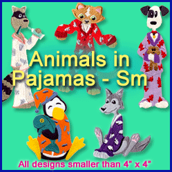 A Animals in Pajamas Design Pack