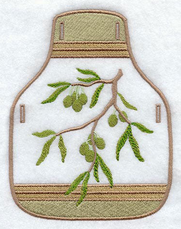 Olive Bottle Apron (In-the-Hoop)