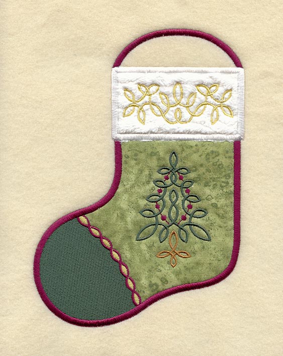 Celtic Tree Stocking (In-the-Hoop)