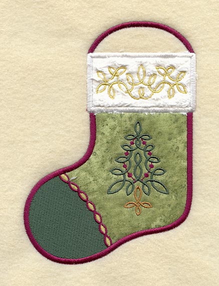 Celtic Tree Stocking (In-the-Hoop)