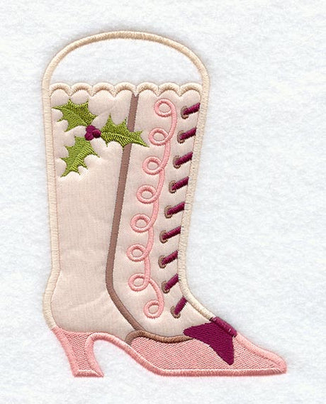 Victorian Boot Stocking (In-the-Hoop)