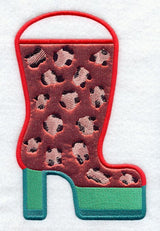 Leopard-Print Stocking (In-the-Hoop)