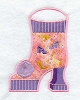 Fancy Shoe Stocking (In-the-Hoop)