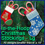 A In-the-Hoop Christmas Stockings Design Pack