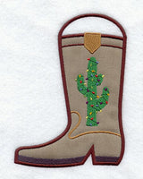 Cowboy Boot Stocking (In-the-Hoop)