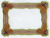 Pine Branch Photo Frame (In-the-Hoop)