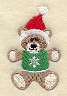 Teddy Bear Ornament Leaf