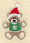 Teddy Bear Ornament Leaf