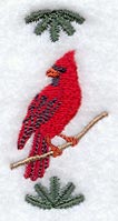 Cardinal Ornament Leaf
