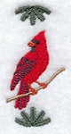 Cardinal Ornament Leaf
