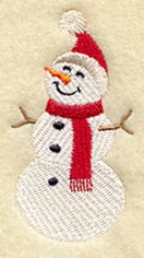 Snowman Ornament Leaf