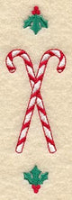 Candy Cane Ornament Leaf