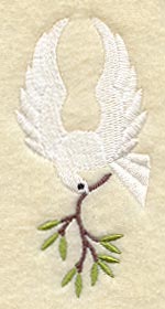 Dove Ornament Leaf