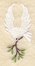 Dove Ornament Leaf