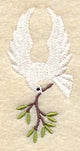 Dove Ornament Leaf