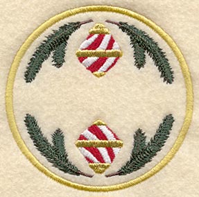 Antique Ornament Coaster (In-the-Hoop)