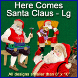 A Here Comes Santa Claus Design Pack