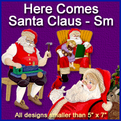 A Here Comes Santa Claus Design Pack